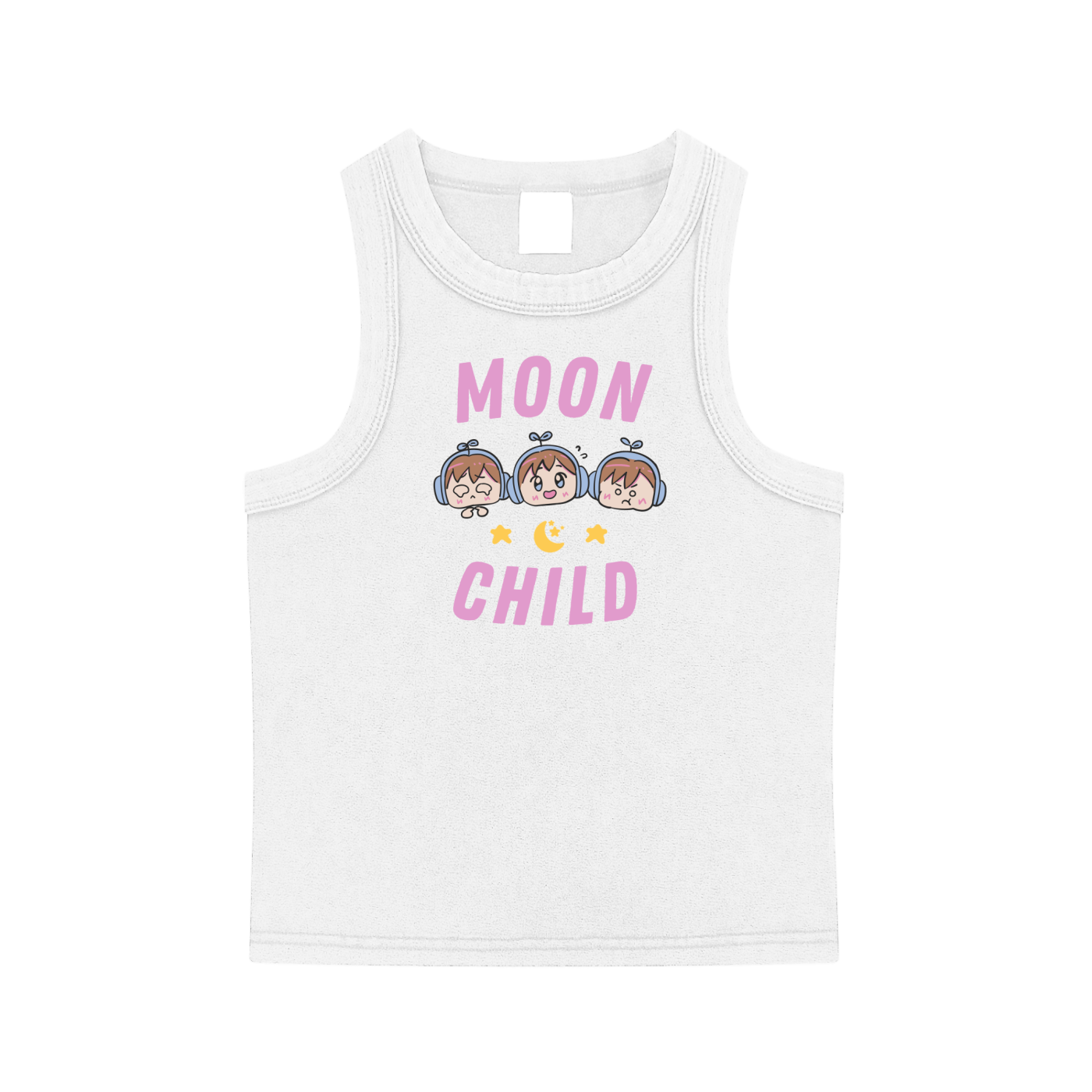 Moon Girl Snow Washed Tank Top