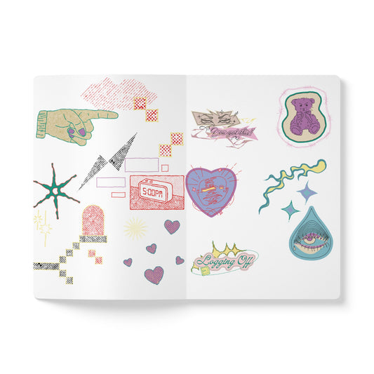 Junk Journal Softcover (with Inside Art Prints)