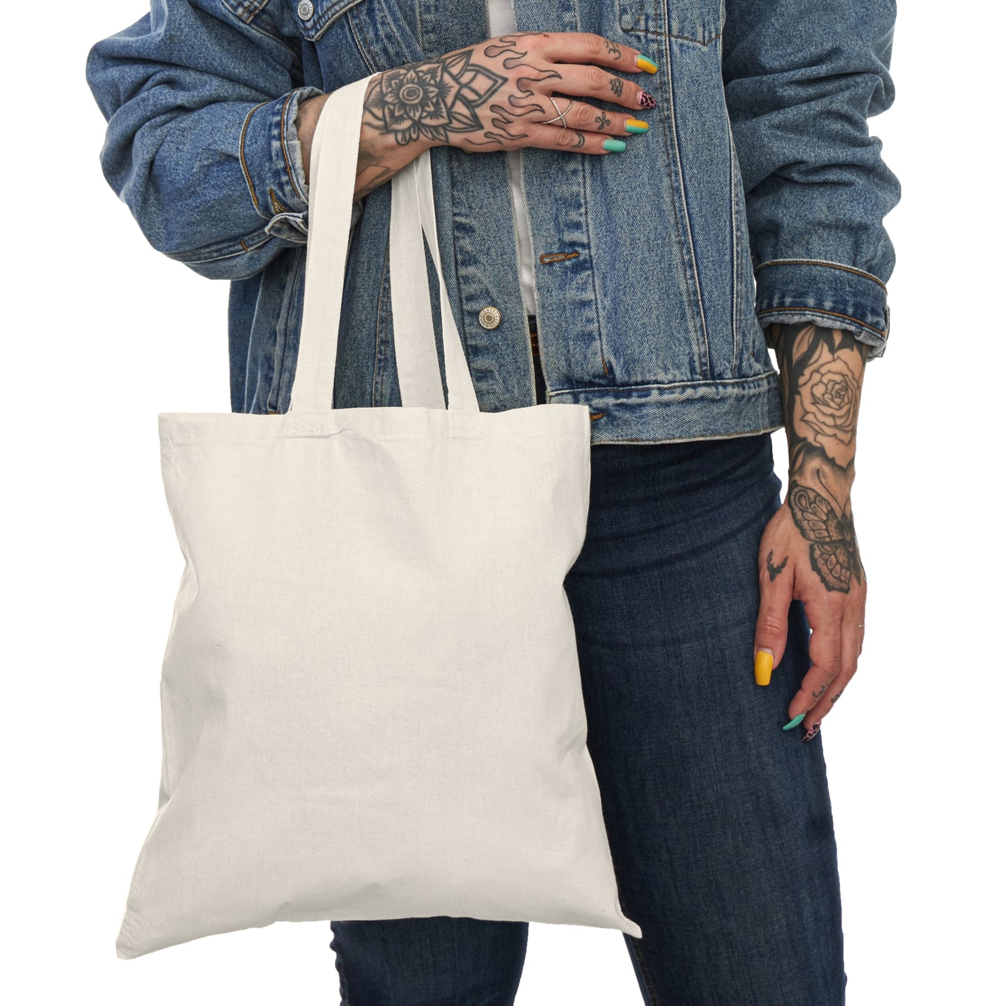 Community Building Natural Tote Bag