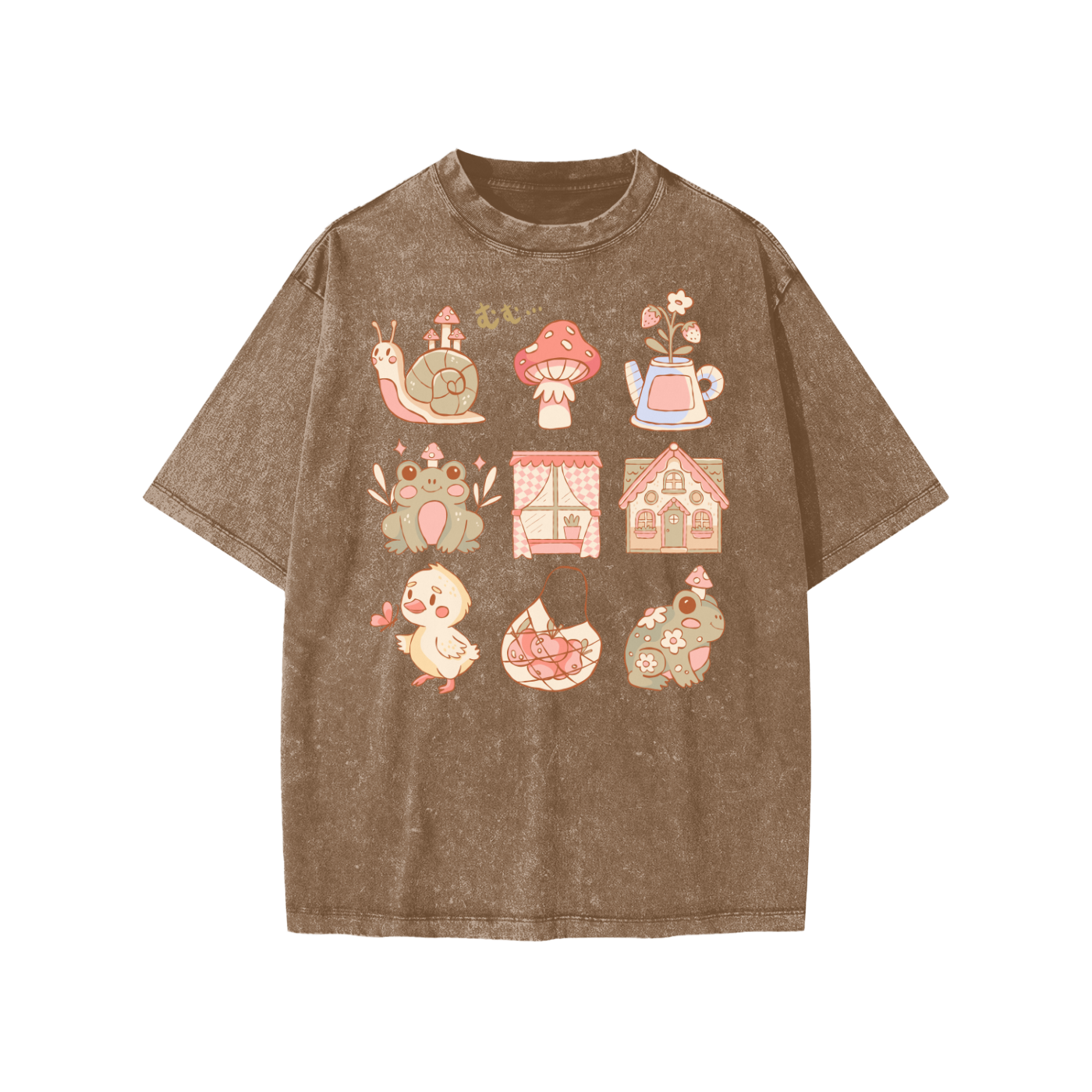 Cottage Frogs Snow Washed KIDS Tee