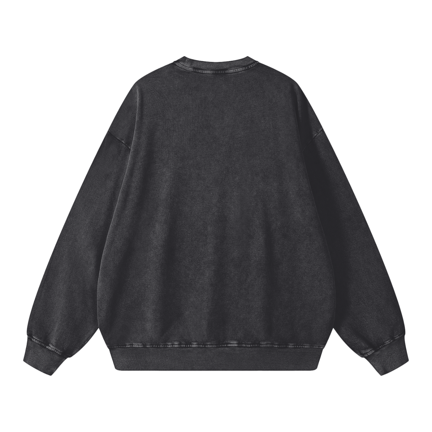 Overstimulated Frog Acid Wash Oversize Sweatshirt