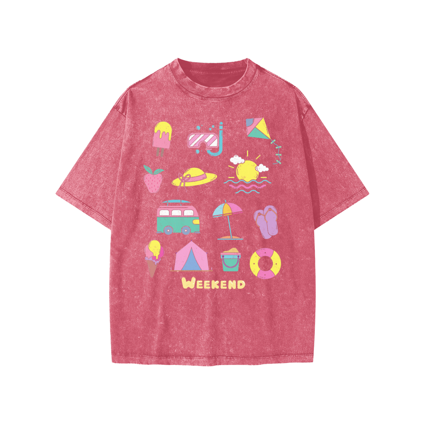 Weekend Items Snow Washed KIDS Tee