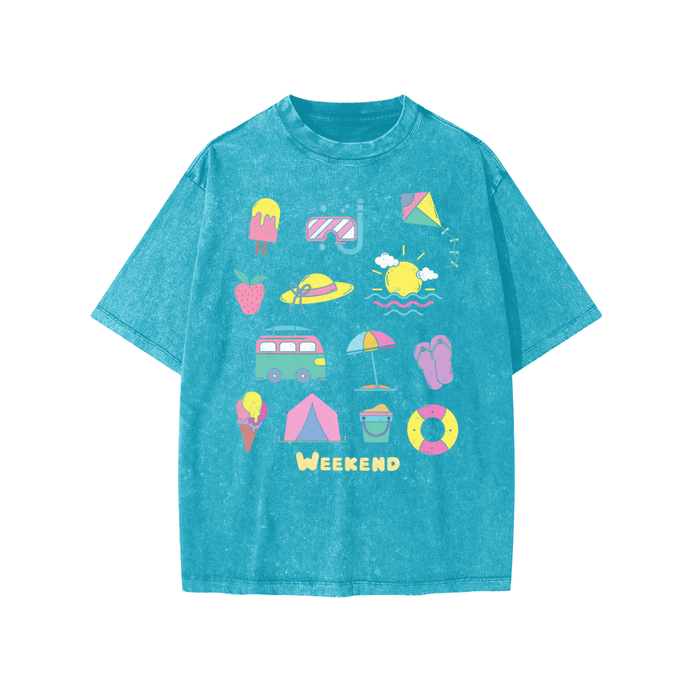 Weekend Items Snow Washed KIDS Tee