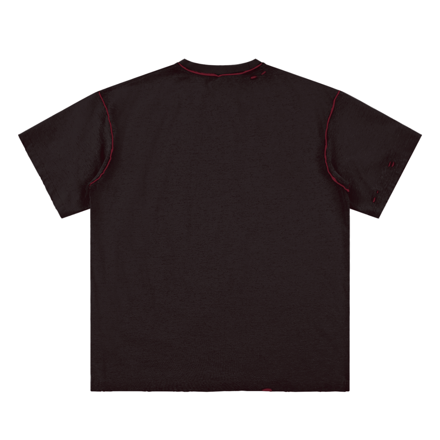 Demons Unisex Reversible Frayed T-shirt