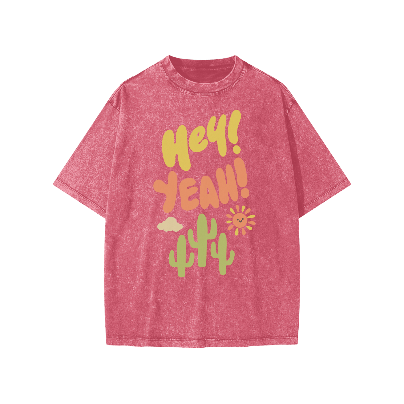 Hey Yeah! Snow Washed KIDS Tee
