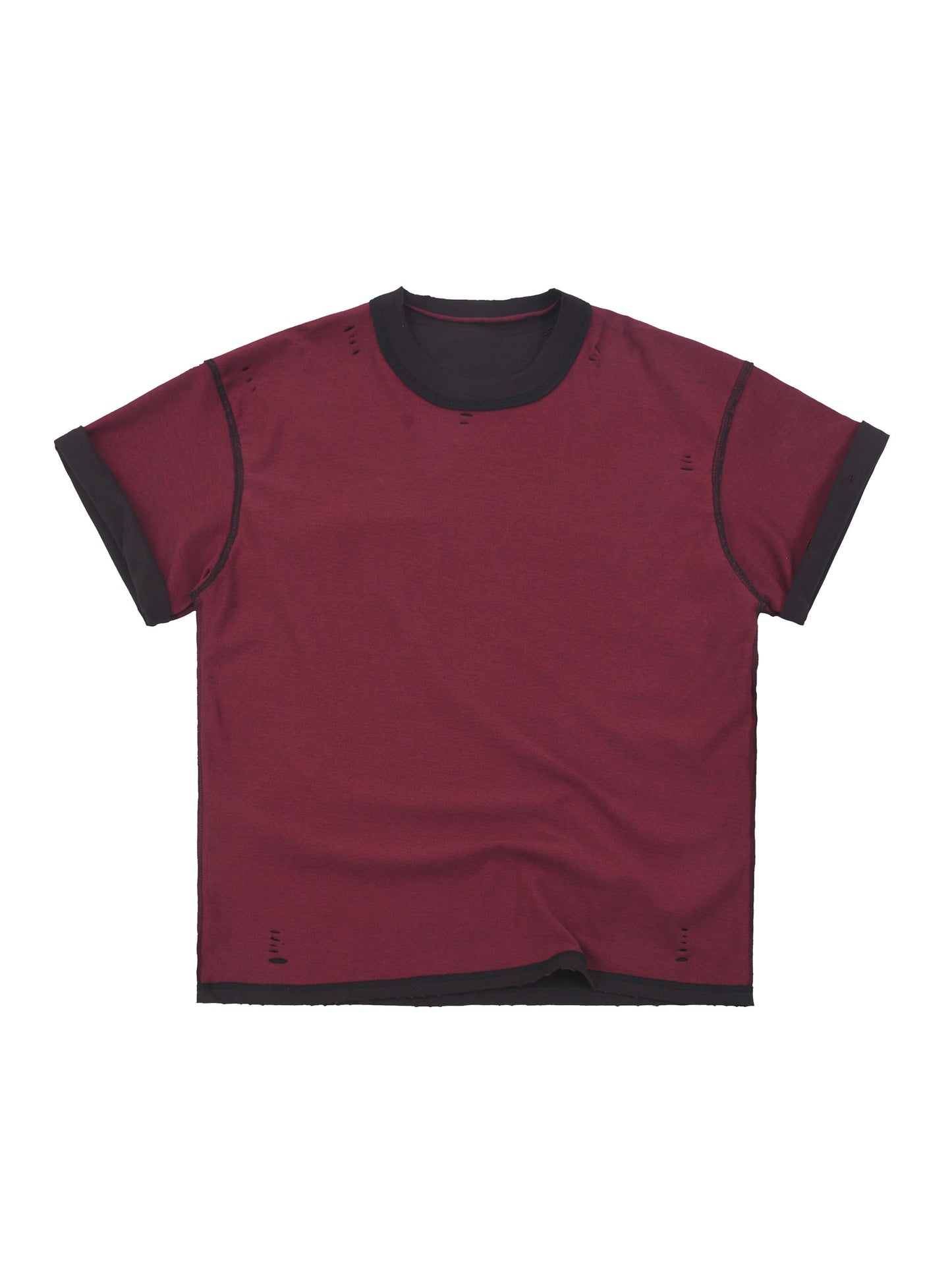 Demons Unisex Reversible Frayed T-shirt