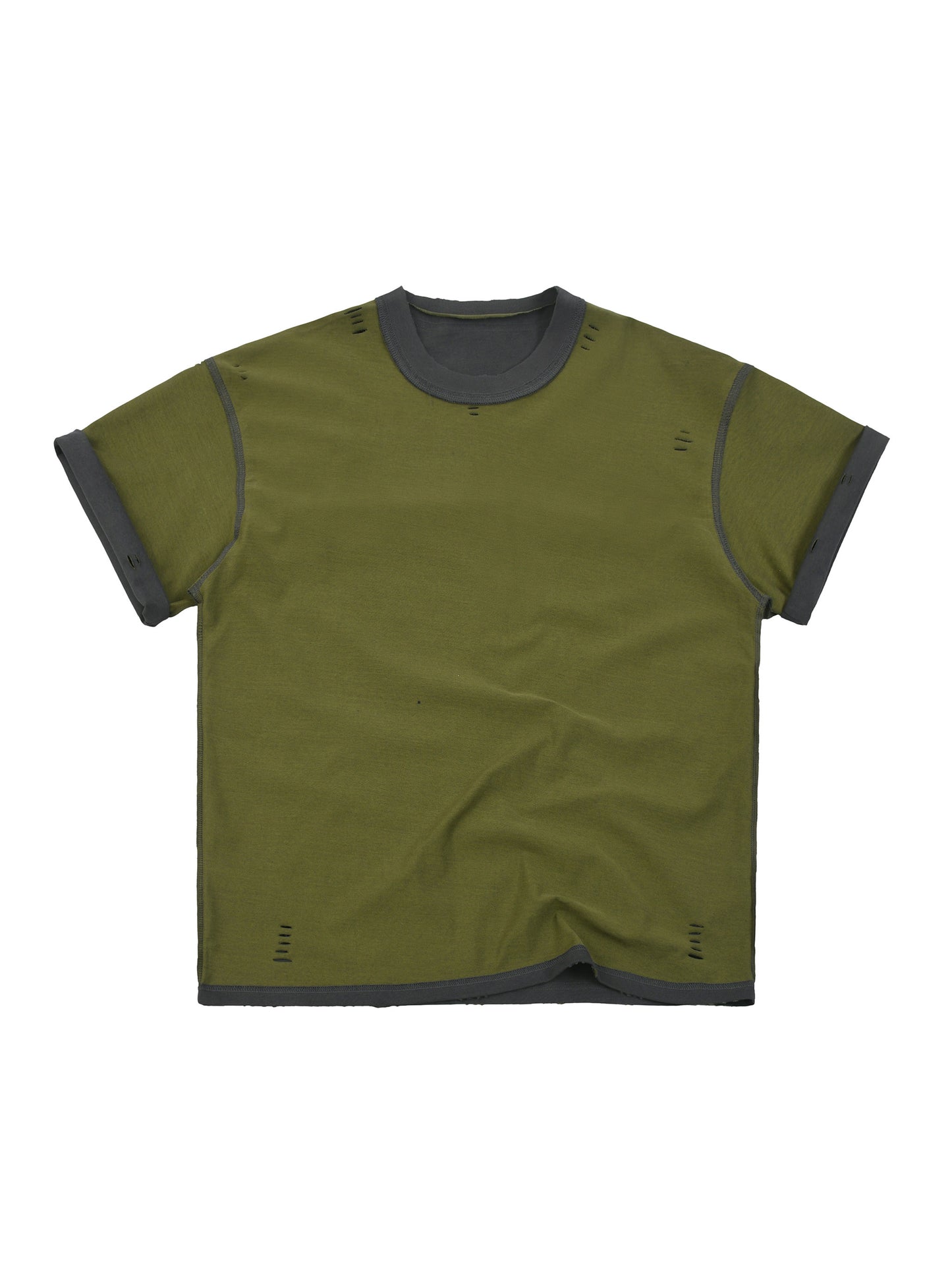 Doodle Thoughts Unisex Reversible Frayed T-shirt