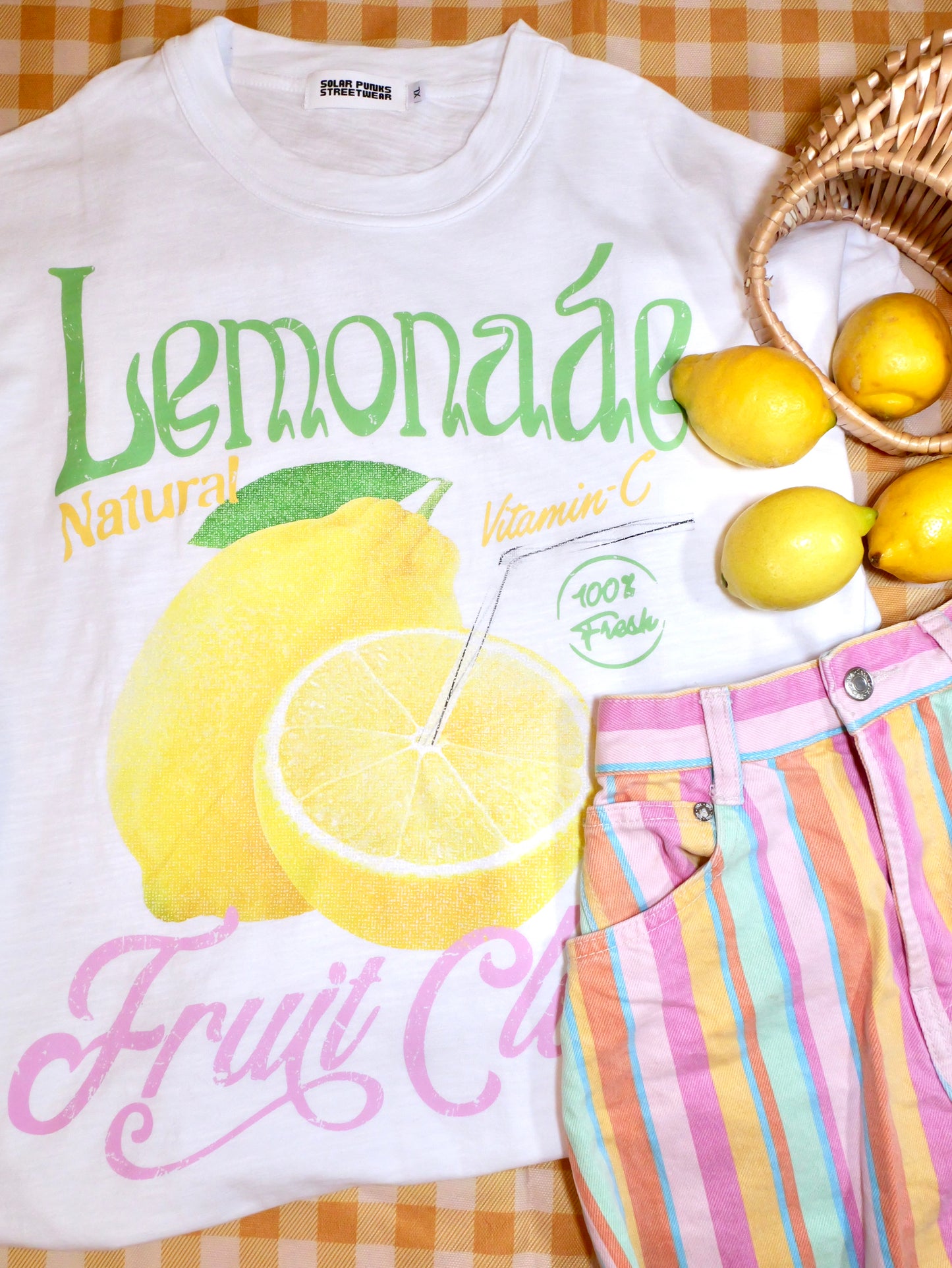 Lemonade Fruit Club Unisex Quick-Dry Relaxed Fit T-Shirt