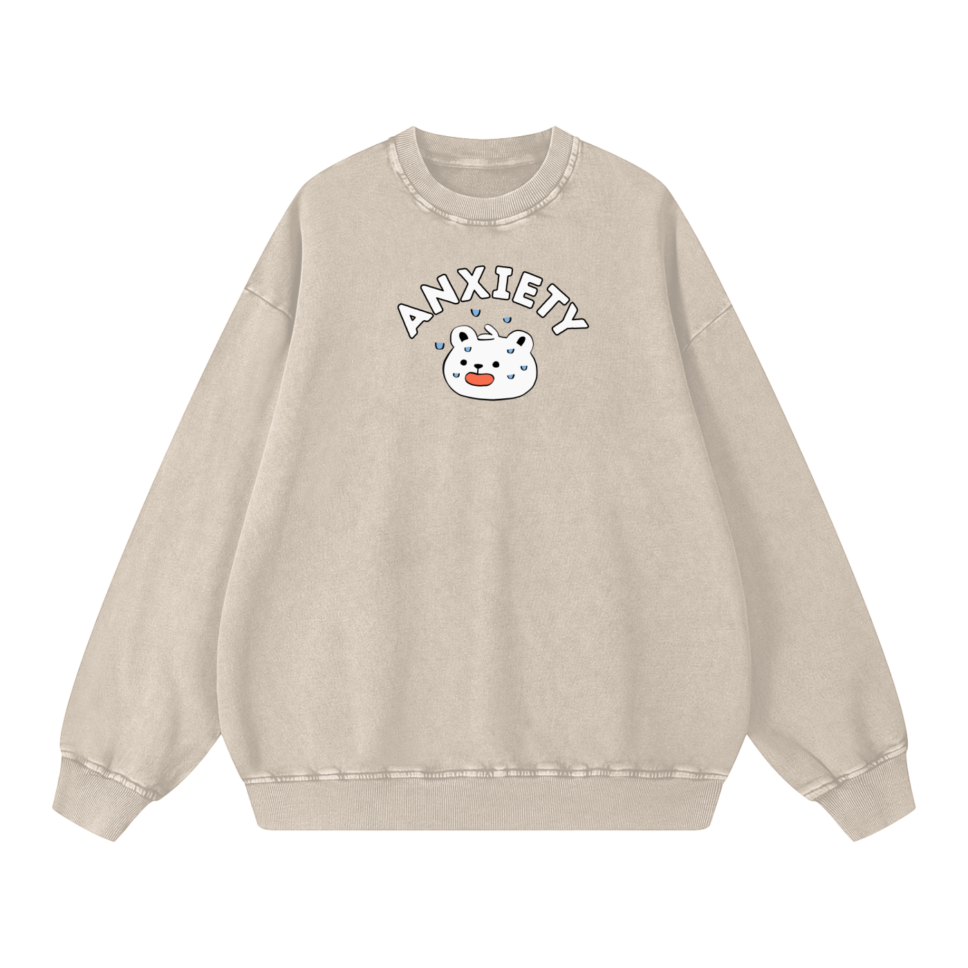 Chemical Wash Docking Sweatshirt スウェット 9oz. Unisex Chemical Wash Docking Sweatshirt スウェット 9oz. Unisex