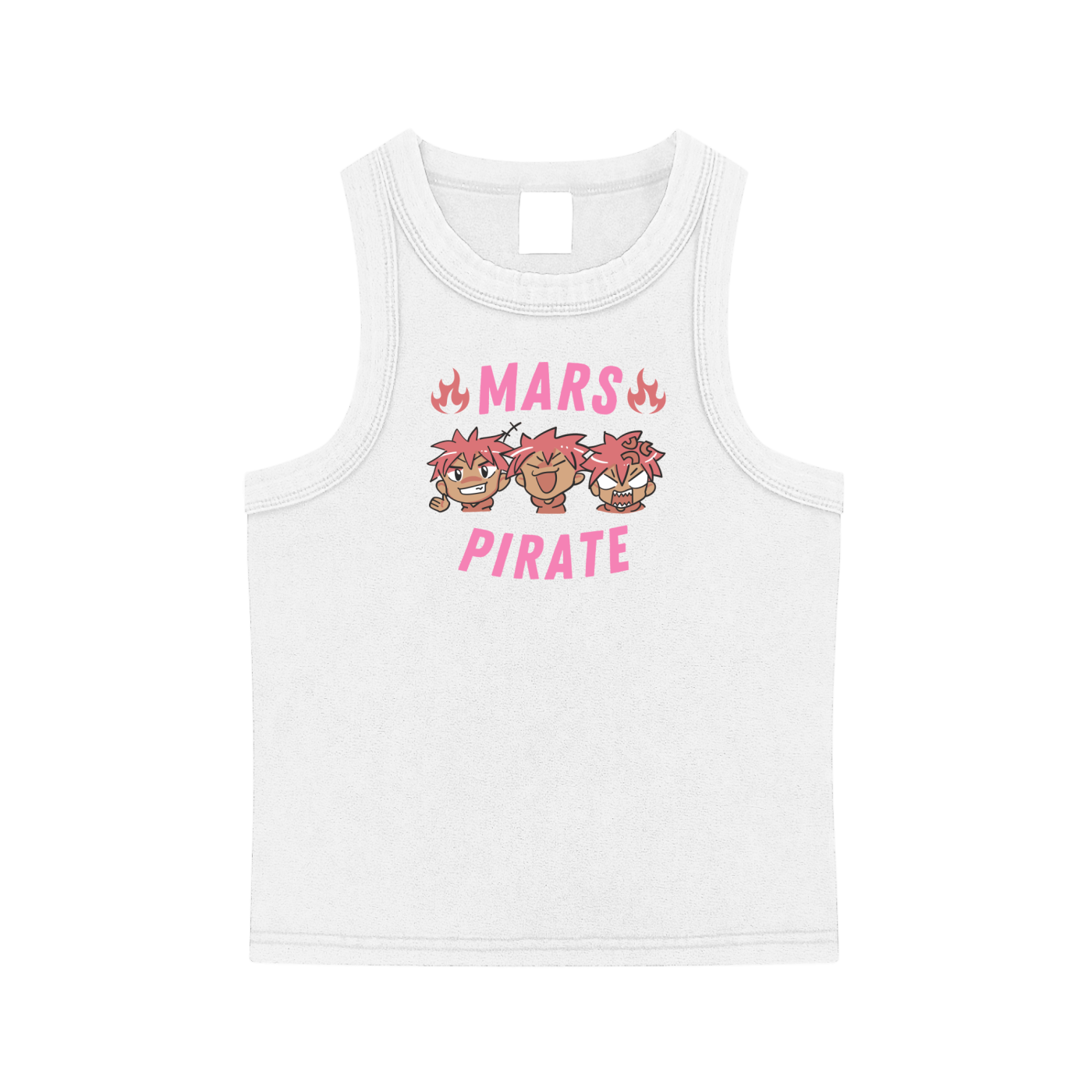 Mars Pirate Snow Washed Tank Top