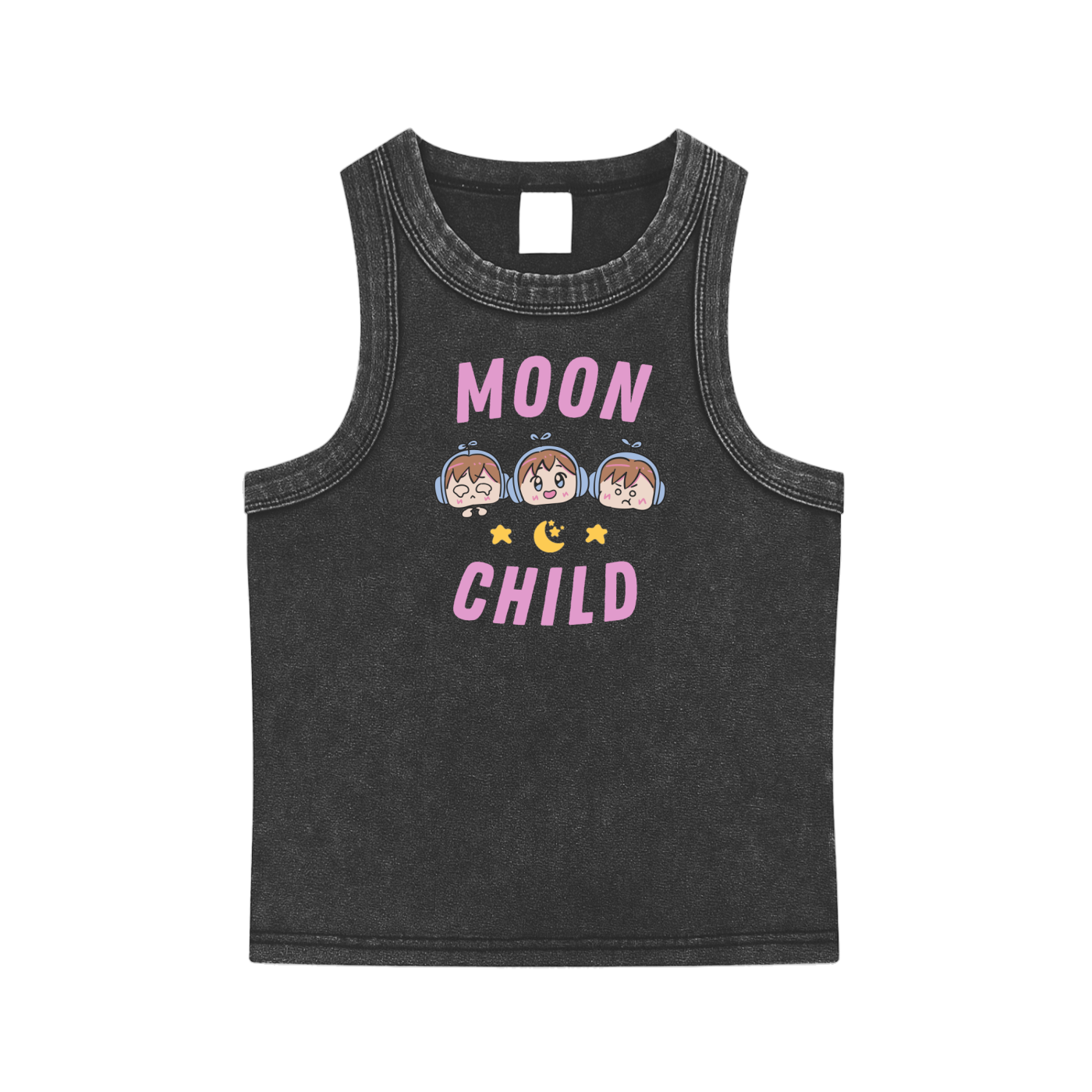 Moon Girl Snow Washed Tank Top
