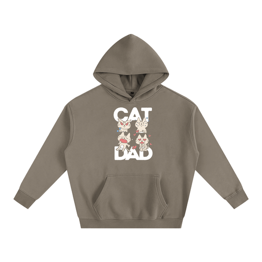 Cat Dad Unisex Oversize Fleeced Hoodie