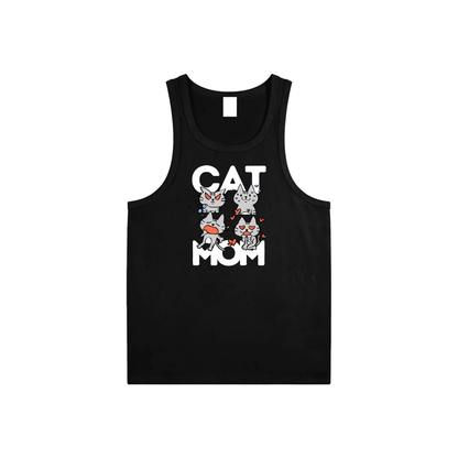 Cat Mom Unisex Active Tank Top