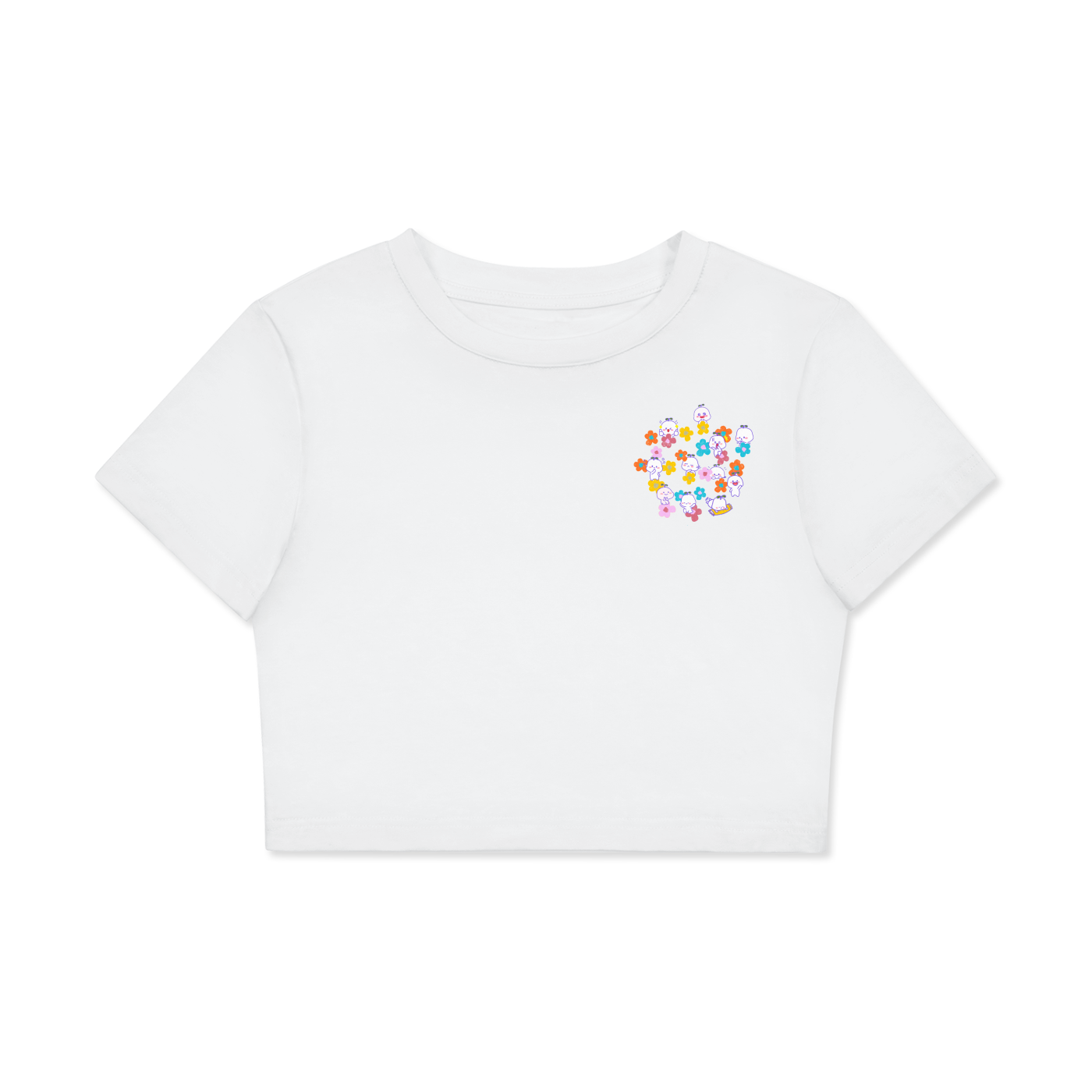 Flower Sprites Petite Cotton Crop Top