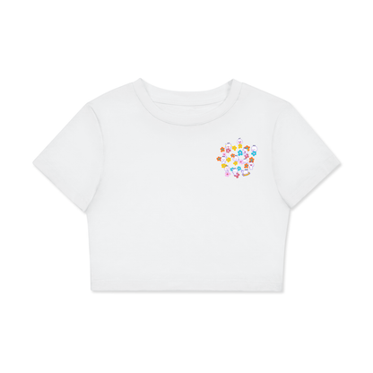 Flower Sprites Petite Cotton Crop Top