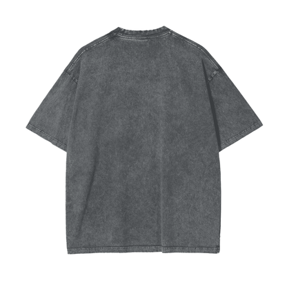 Energy Vortex Unisex Oversize Snow Washed T-Shirt