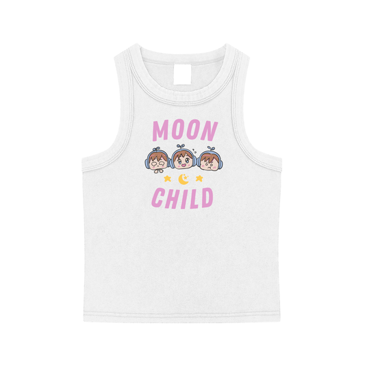 Moon Girl Snow Washed Tank Top