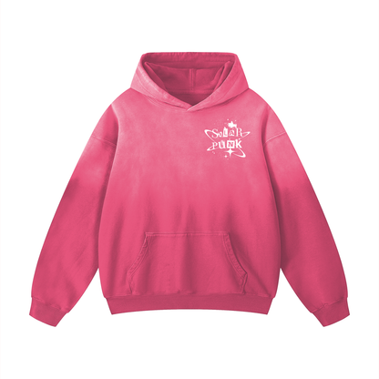 Solar Punk Rising Sunfade Oversized Hoodie