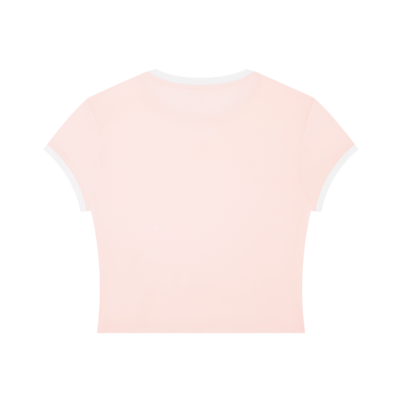 Ice Cream Retro Women's Slim Fit Contrast Rib T-Shirt