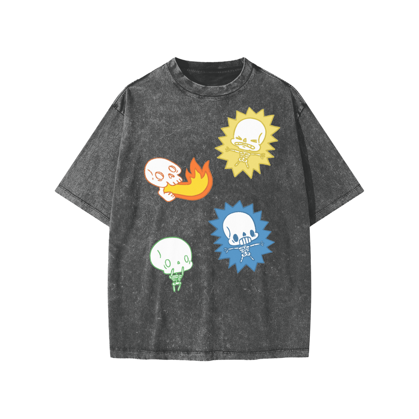 Electric Shock Snow Washed KIDS Tee