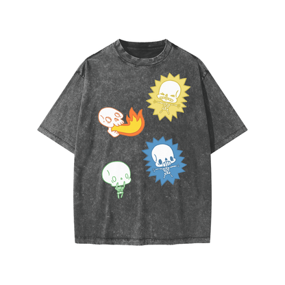 Electric Shock Snow Washed KIDS Tee