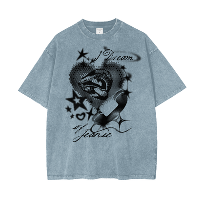 Dream of Jeanie Unisex Oversize Snow Washed T-Shirt