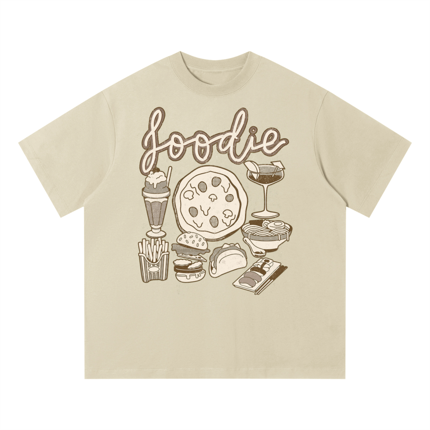 Foodie Unisex Quick-Dry Relaxed Fit T-Shirt