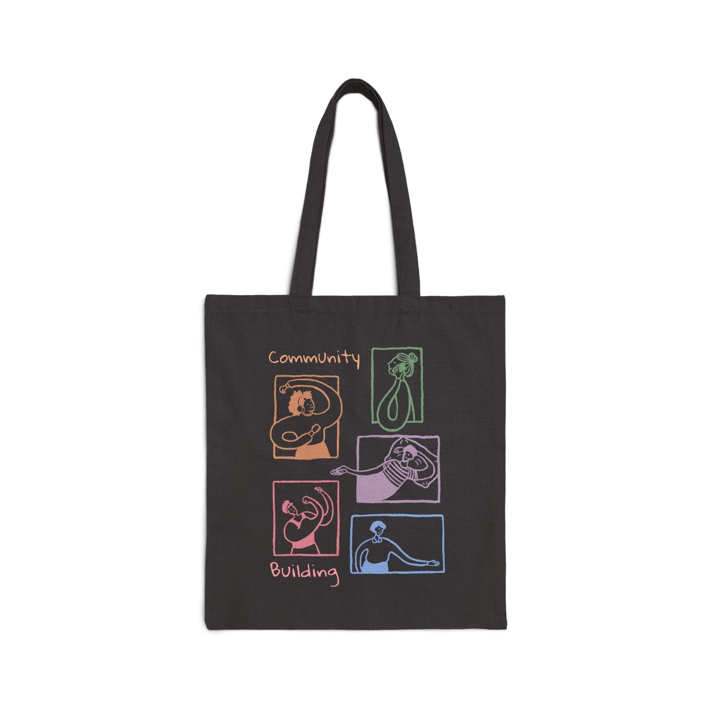 Community Building Cotton Canvas Tote Bag