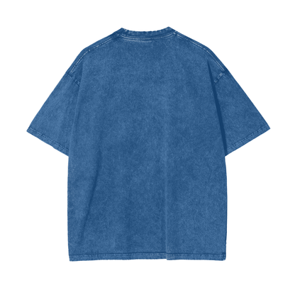 Morning Coffee Unisex Oversize Snow Washed T-Shirt