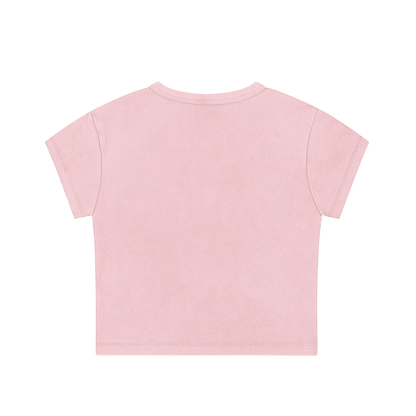 Anime Sour Mood Snow Washed Crop Top
