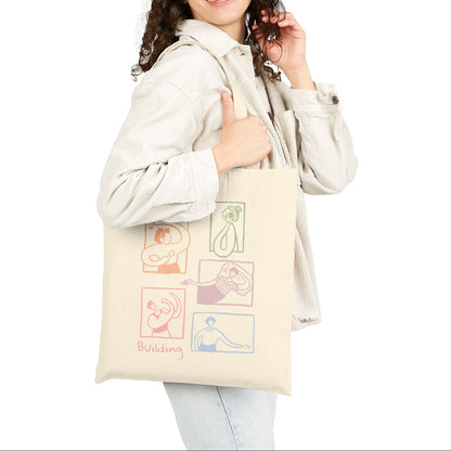 Community Building Cotton Canvas Tote Bag