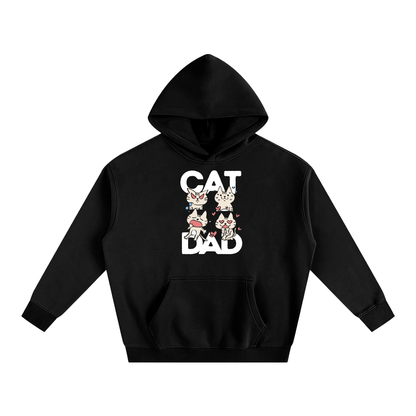 Cat Dad Unisex Oversize Fleeced Hoodie