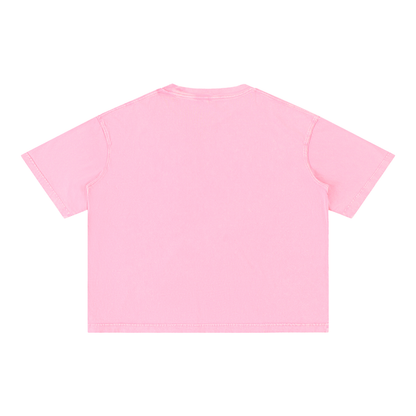 Anime Singer Mineral Wash Boxy Cotton Unisex T-Shirt