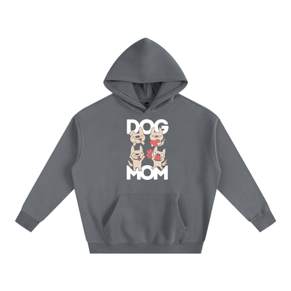Dog Mom Oversize Fleeced Hoodie