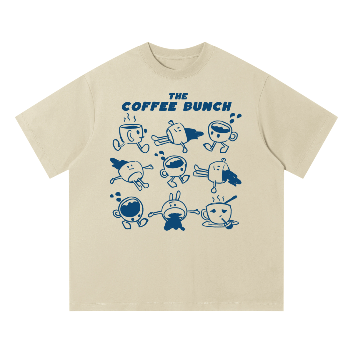 The Coffee Bunch Unisex Quick-Dry Relaxed Fit T-Shirt