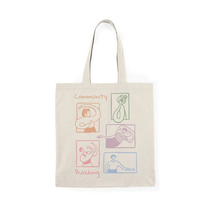 Community Building Natural Tote Bag