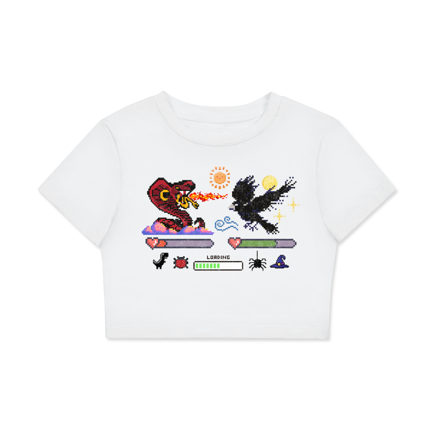 Game On Petite Cotton Crop Top