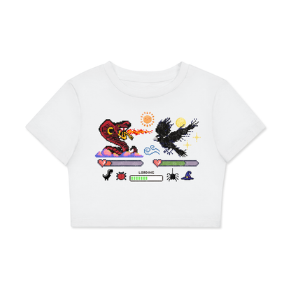 Game On Petite Cotton Crop Top