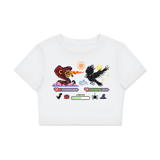 Game On Petite Cotton Crop Top