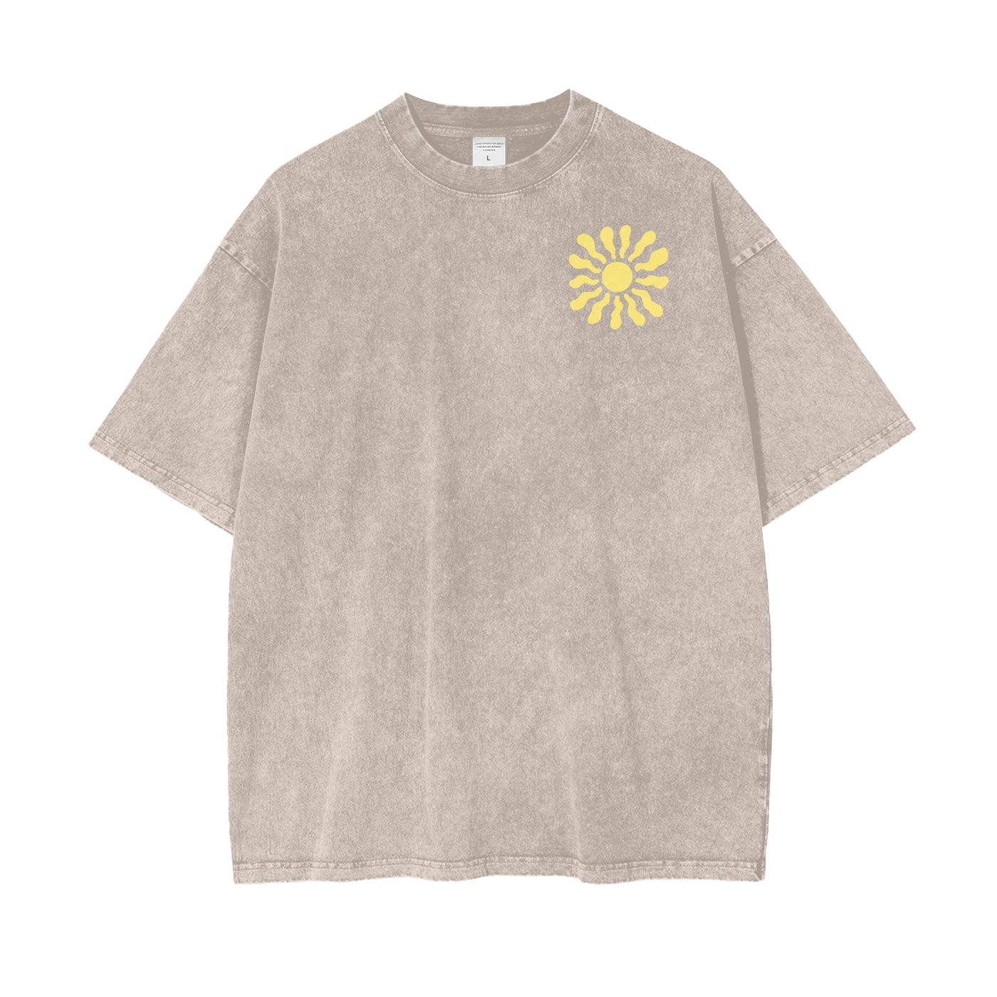 The Sun Unisex Oversize Snow Washed T-Shirt