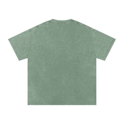 Zombie Acid Wash Unisex Oversize T-Shirt