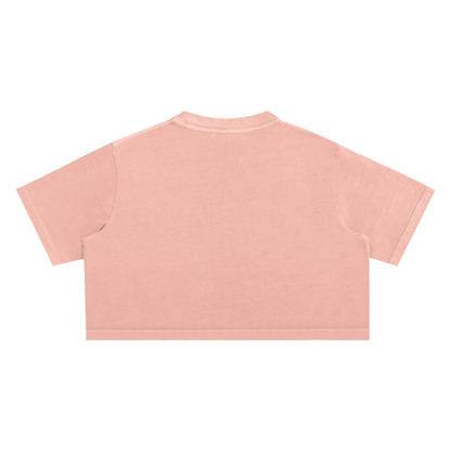 Anime Sour Mood Snow Washed Crop Top