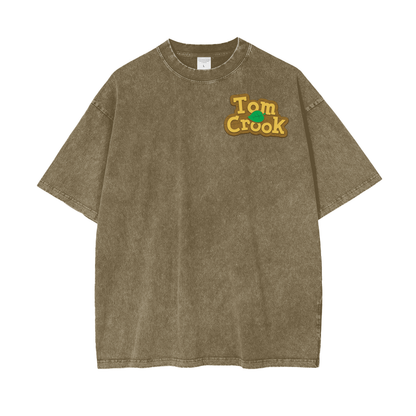 Tom Crook Unisex Oversize Snow Washed T-Shirt