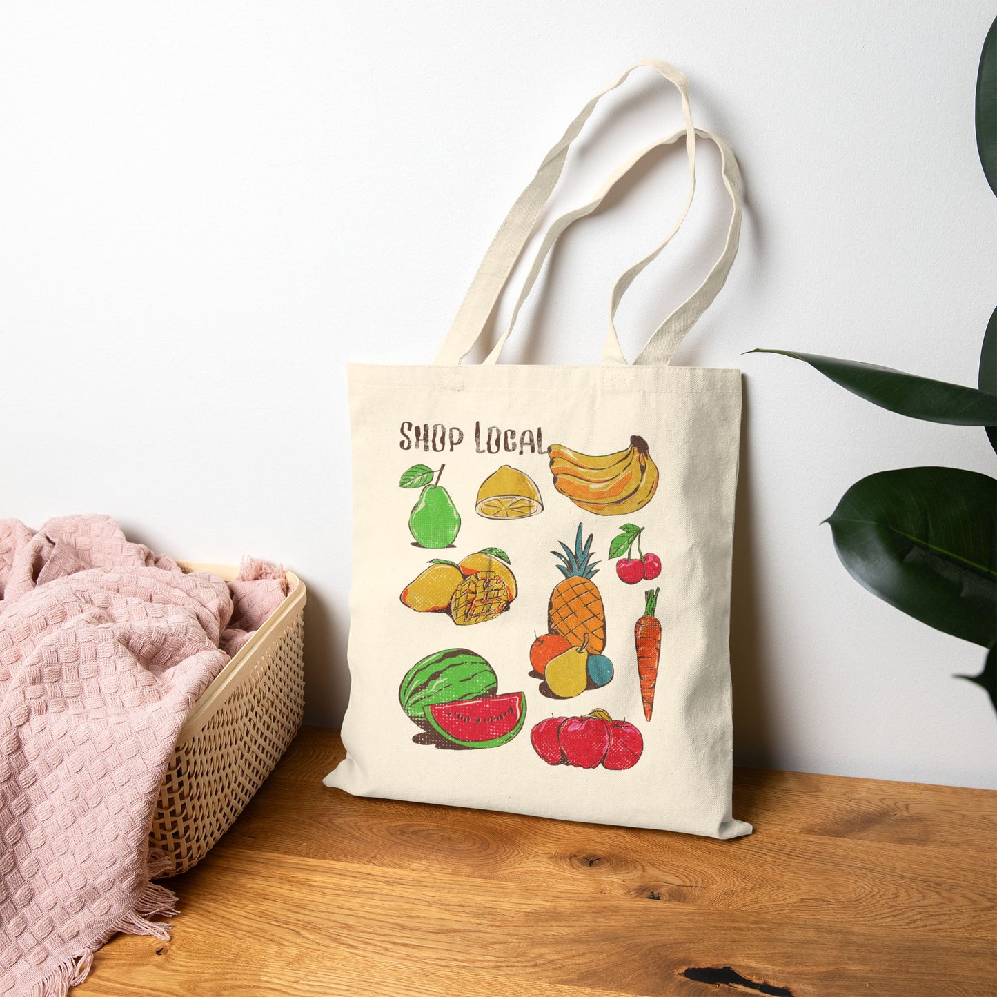Fruit Bag Cotton Canvas Tote Bag