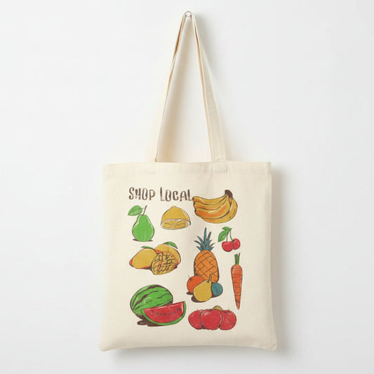 Fruit Bag Cotton Canvas Tote Bag