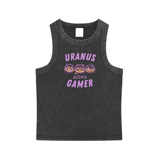Gamer Girl Snow Washed Tank Top