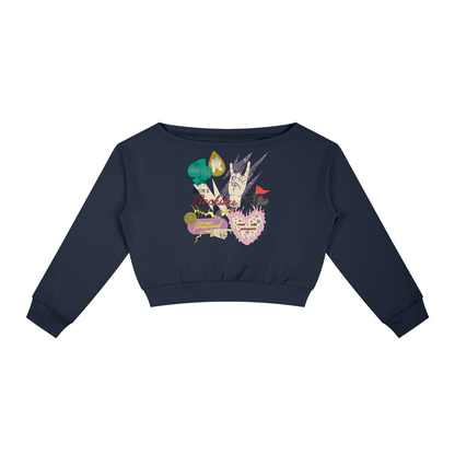 Rockstar Women's Off-Shoulder Sweatshirt