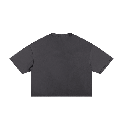 Electric Shock Classic Frayed Boxy Tee