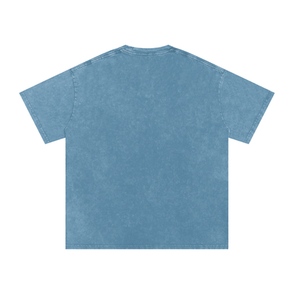Fairy Rainbows Unisex Acid Wash Oversize T-Shirt