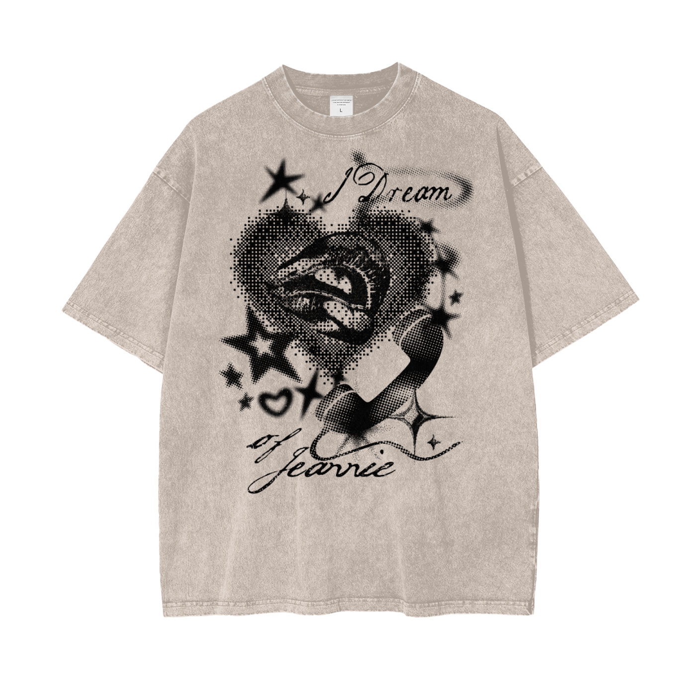 Dream of Jeannie Unisex Oversize Snow Washed T-Shirt